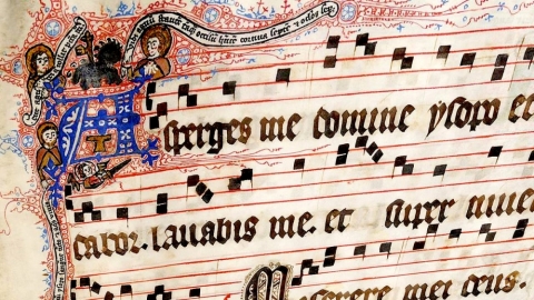 A Gregorian chant
