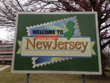 welcome to new jersey sign
