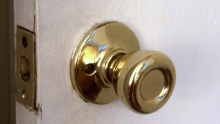 A doorknob
