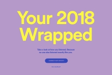 Spotify Wrapped page